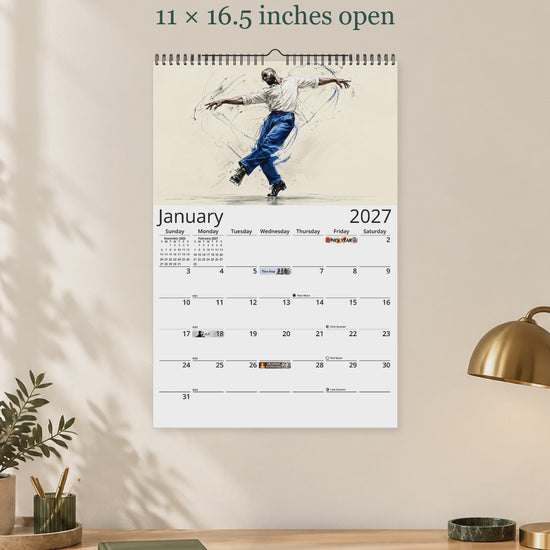 Art of Dance 2027 wall calendar - overview video