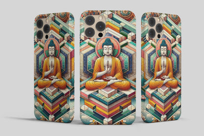 Colección de fundas para teléfono artesanales Kaleidoscope - Buda zen