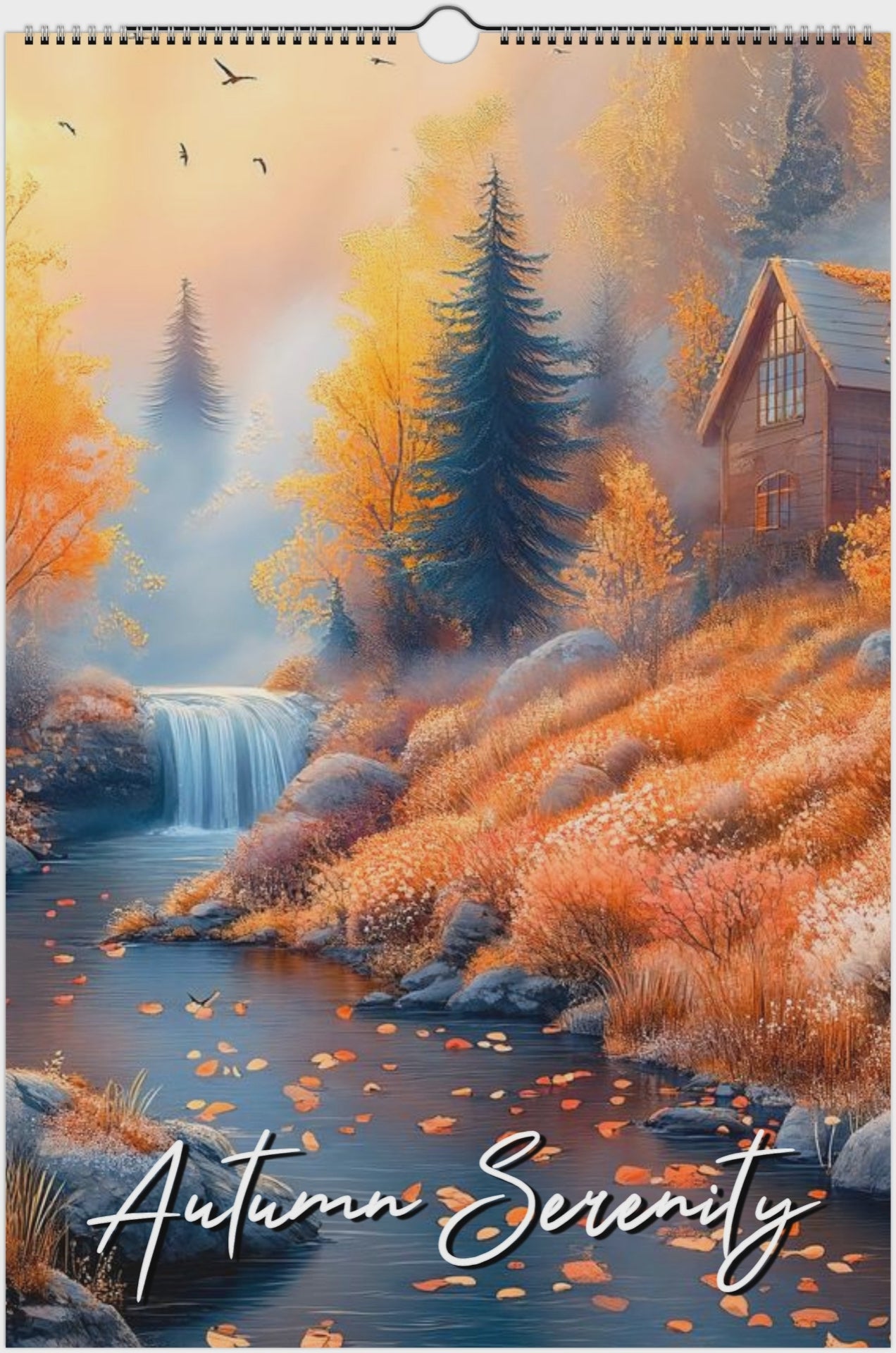 2026 Autumn Serenity Wall Calendar by Kaleidoscope Artisan – Rustic Dr