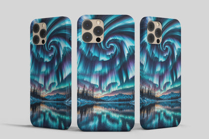 Funda para teléfono Kaleidoscope Artisan - Luces del norte