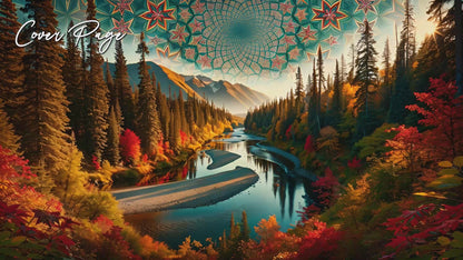 Wandkalender „Alaska Herbst“ 2025 von Kaleidoscope Artisan – Ruhe in der Natur mit Feiertagen